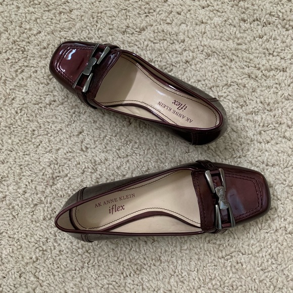 “ANNE KLEIN” 💕 IFlex, Dark maroon mule/loafer - Picture 4 of 8